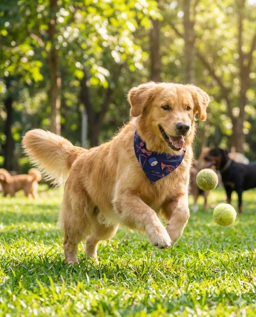 Bandana Pet para Cachorros e Gatos - Dupla Face - Coleção Melodia - Estampa Digital de Instrumentos Musicais - Acessório Pets - Confortável Ajustável e Lavável - Moda Pet Estilosa para Passeios e Fotos - Doca Express
