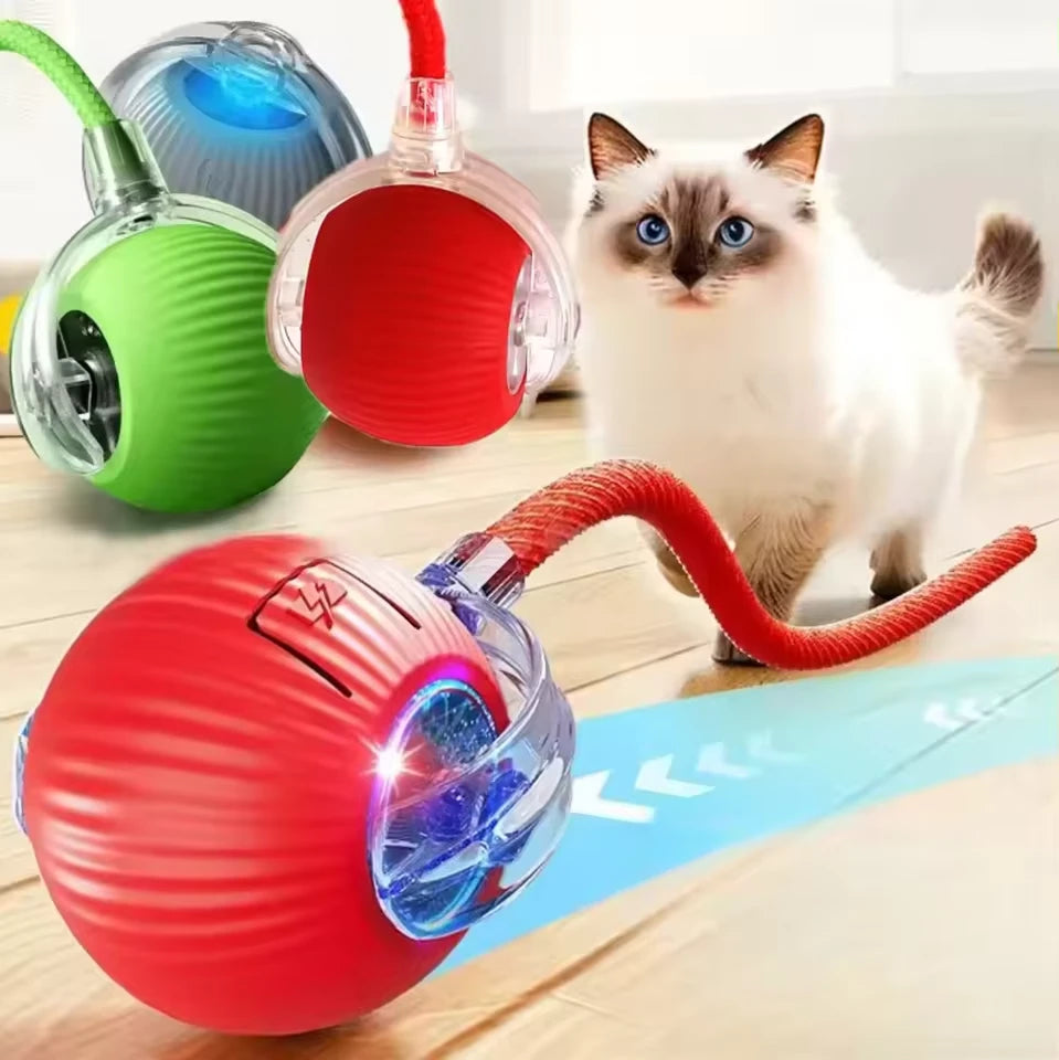 🐾 Bola Interativa Automática para Gatos com Sensor de Gravidade – Recarregável USB - Doca Express