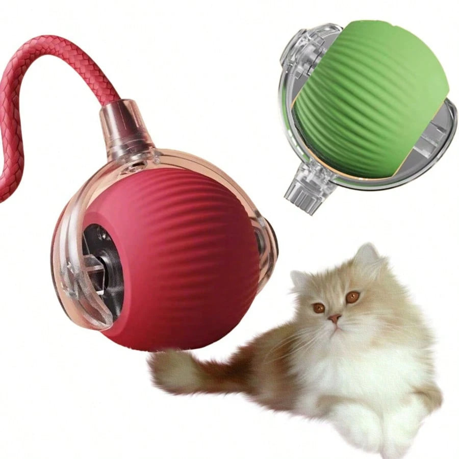 🐾 Bola Interativa Automática para Gatos com Sensor de Gravidade – Recarregável USB - Doca Express