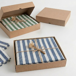 Caminho de mesa Mediterrâneo azul e branco para decoração sofisticada