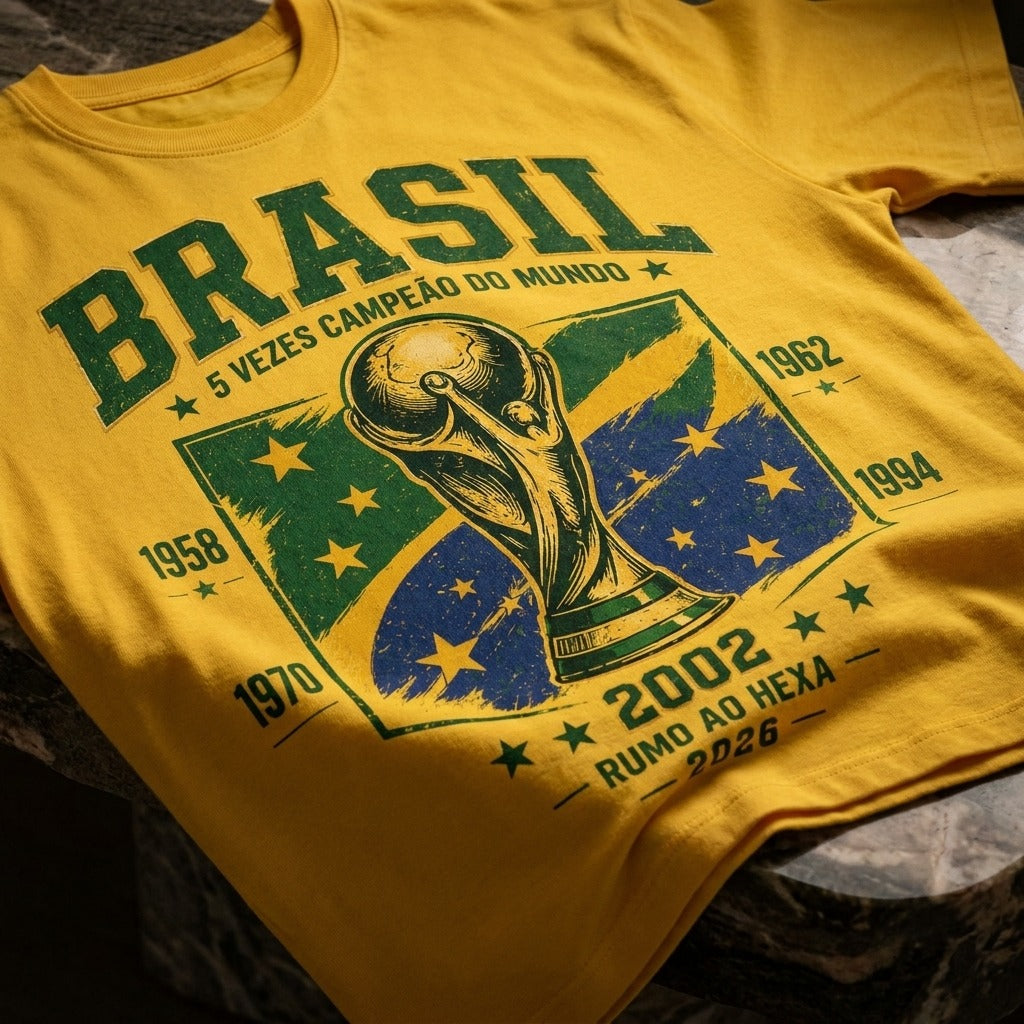 Camiseta 100% algodão masculina confortável amarela