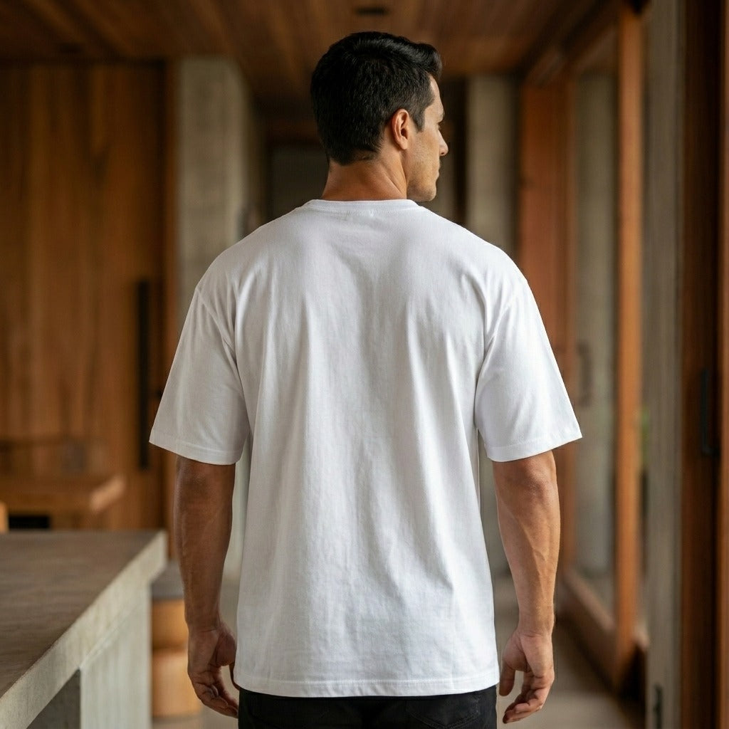 Camiseta casual masculina Brasil 2026 com arte esportiva