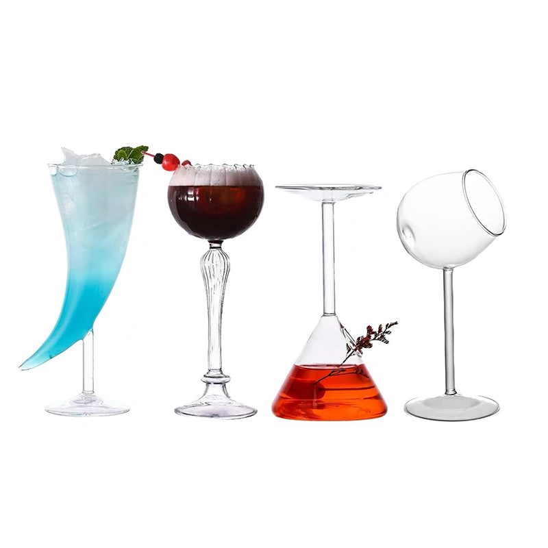Cozinha - Taças Drinks e Cocktails Conjunto de Diferentes Designers e Cores Copo para Bar em Casa