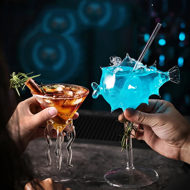 Cozinha - Taças Drinks e Cocktails Conjunto de Diferentes Designers e Cores Copo para Bar em Casa