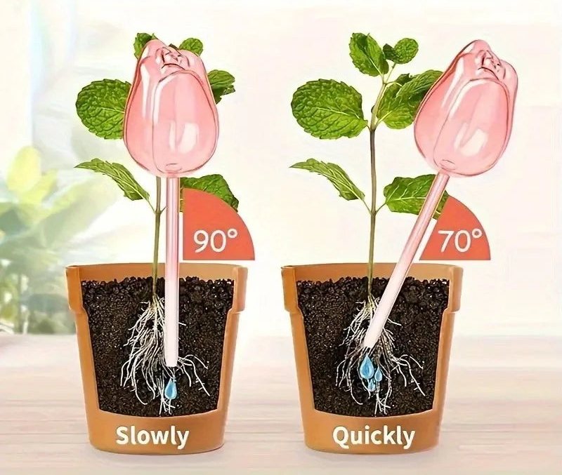 Decoração - Bolas de Irrigação para Plantas Naturais  Internas e Externas Fomato Tulipa Casa Jardim Terraço