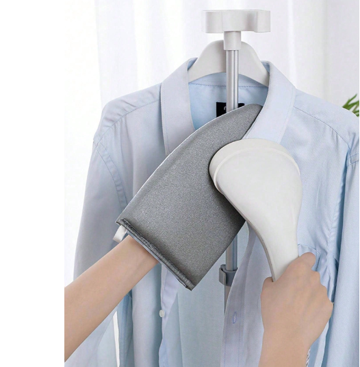 Mini Tábua de Passar Roupa com Protetor Térmico de Mão | Luva Anticalor Portátil para Passar Roupas | Doca Express