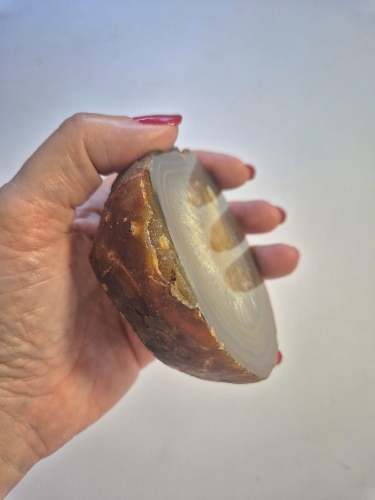 Placa de Ágata Marrom Natural • Peça Única para Decorar AmbientesPlaca de Ágata Marrom Natural • Peça Única para Decorar Ambientes - Doca Express Decoração