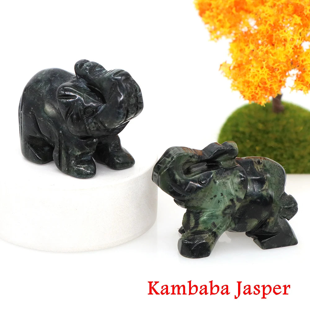 Miniatural Cristal Ametista Quartzo Pedra Precio Estátua de Elefante Pedra Natural Esculpida Artesanato Decoração para Sasa presente