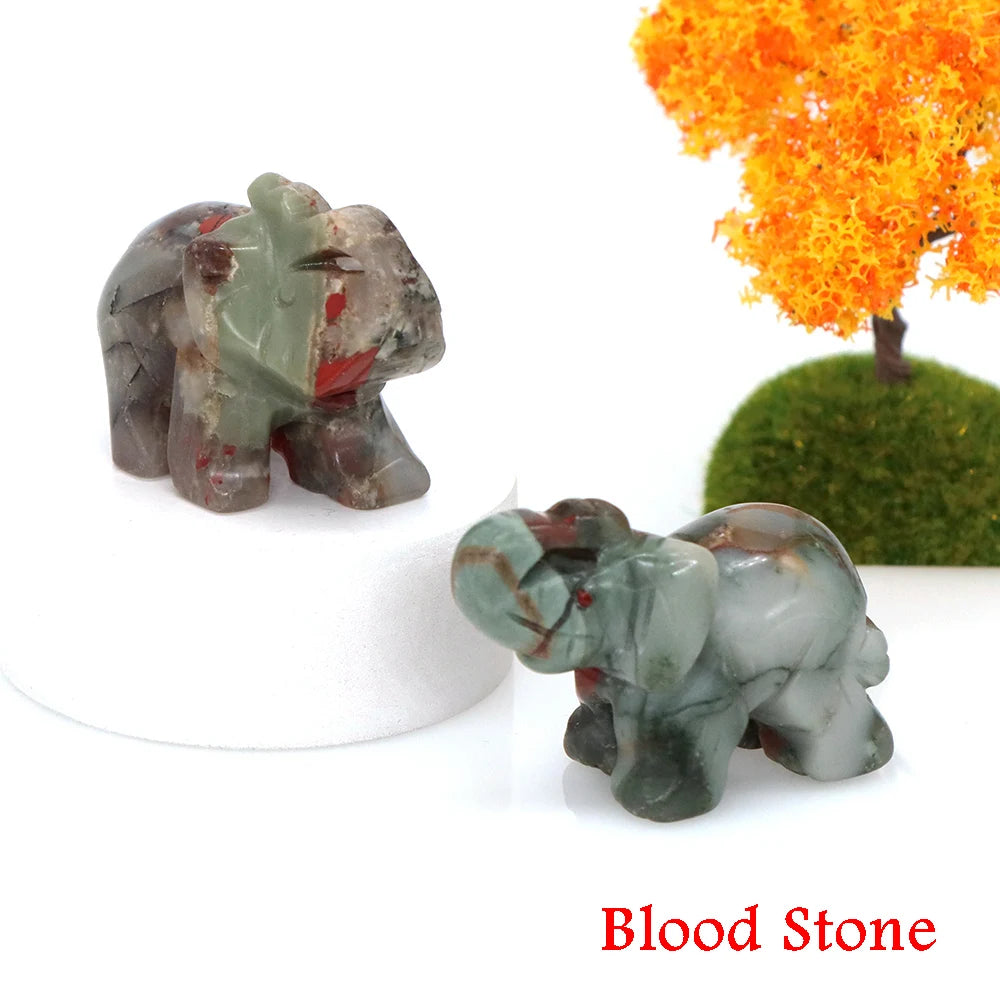 Miniatural Cristal Ametista Quartzo Pedra Precio Estátua de Elefante Pedra Natural Esculpida Artesanato Decoração para Sasa presente