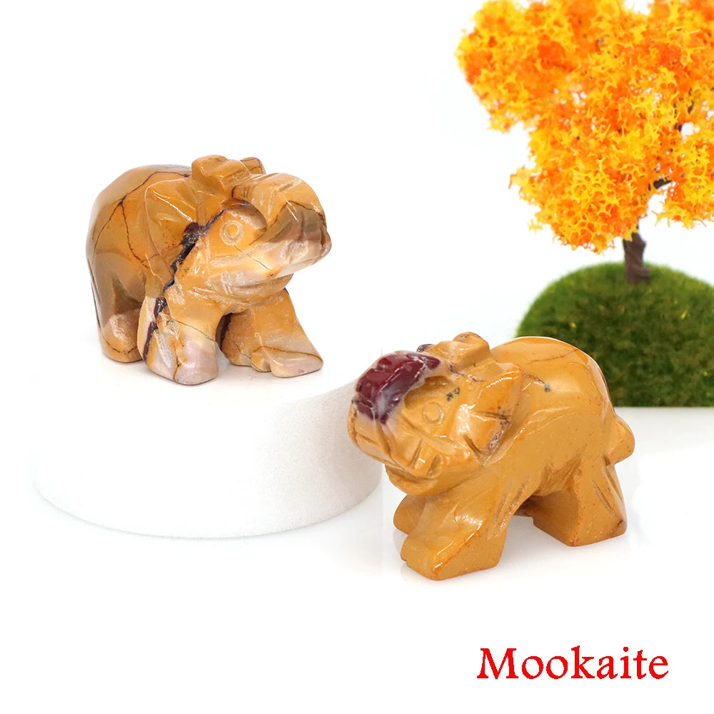 Miniatural Cristal Ametista Quartzo Pedra Precio Estátua de Elefante Pedra Natural Esculpida Artesanato Decoração para Sasa presente