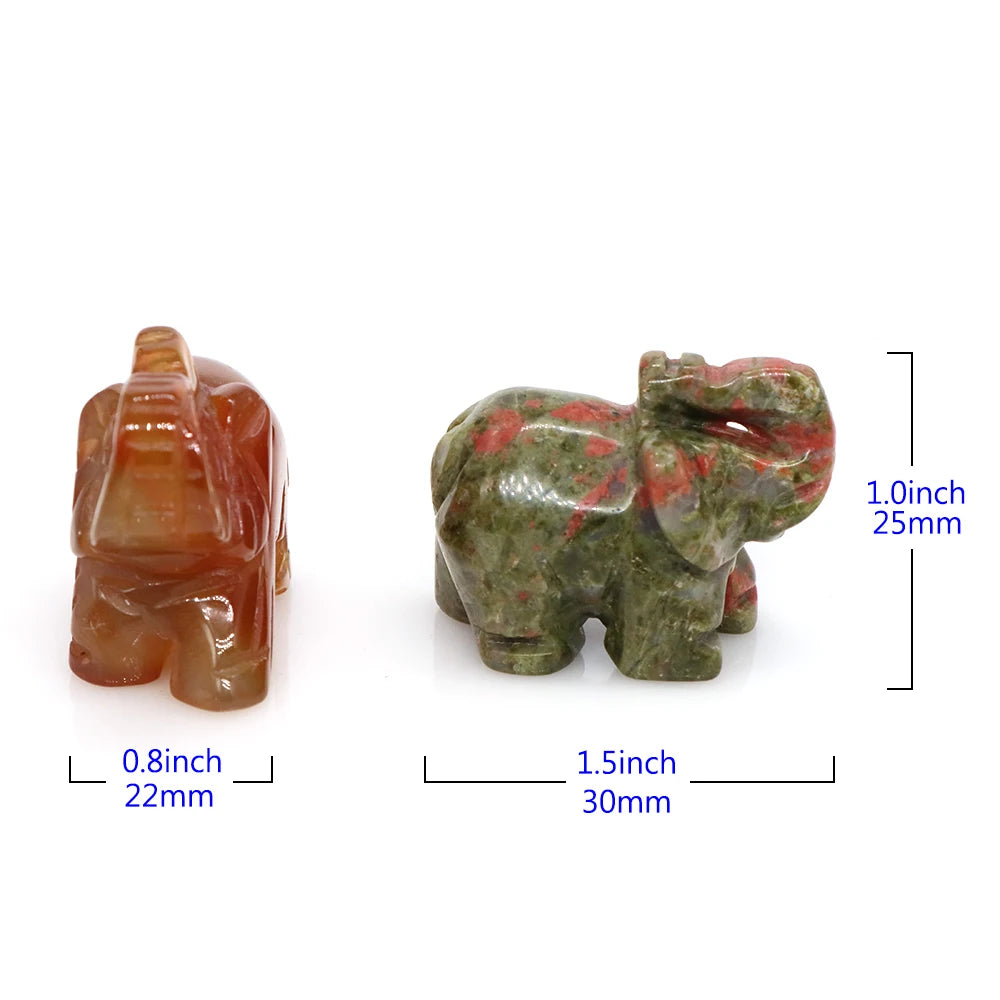 Miniatural Cristal Ametista Quartzo Pedra Precio Estátua de Elefante Pedra Natural Esculpida Artesanato Decoração para Sasa presente
