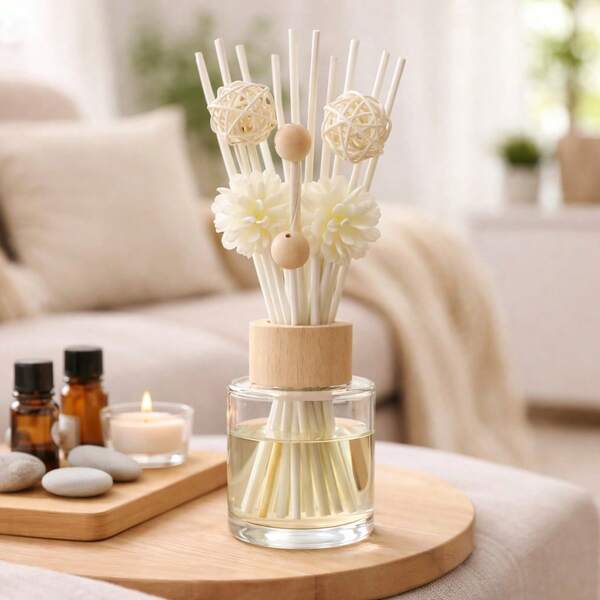 kits de 20 Varetas de Fibra de algodão 25 cm para Difusor Aromatizador de Ambientes - Doca Express