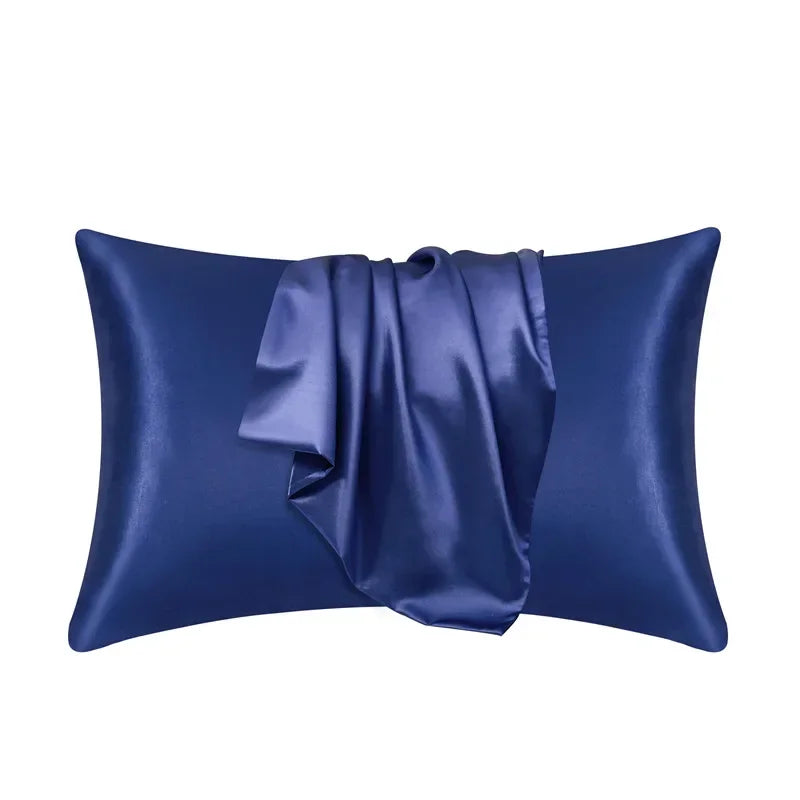 2 Fronhas  de Cetim Premium Doca Express Capa de Traveseiro Anti-Frizz Toque de Seda Tamanhos King e Padrão 