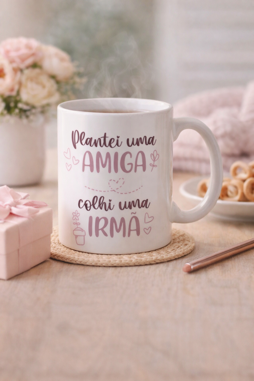 Caneca Amizade Plantei uma Amiga | Doca Express