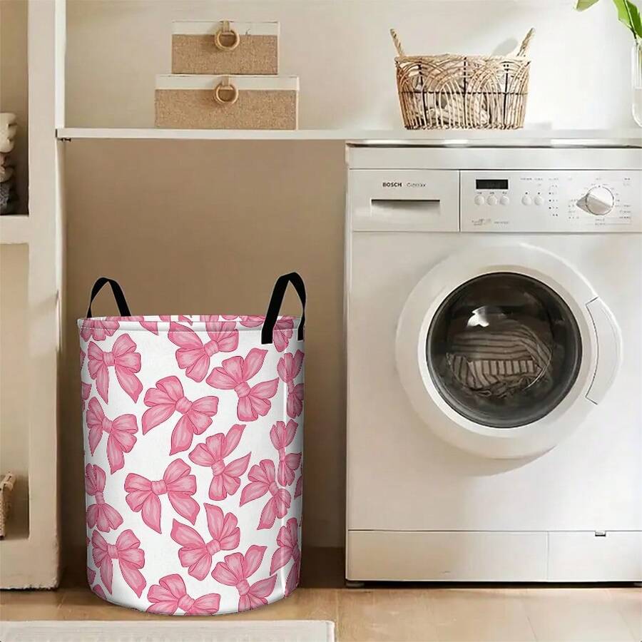 Cesto Organizador Dobrável em Poliéster com Alças | Caixa de Armazenamento Multiuso para Casa e Quarto | Doca Express