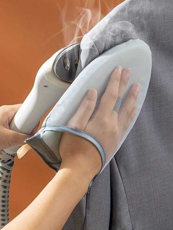 Mini Tábua de Passar Roupa com Protetor Térmico de Mão | Luva Anticalor Portátil para Passar Roupas | Doca Express
