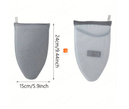 Mini Tábua de Passar Roupa com Protetor Térmico de Mão | Luva Anticalor Portátil para Passar Roupas | Doca Express