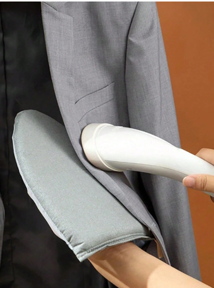 Mini Tábua de Passar Roupa com Protetor Térmico de Mão | Luva Anticalor Portátil para Passar Roupas | Doca Express