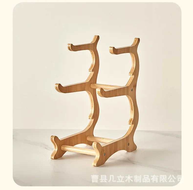 Creative fruit plate, European-style light luxury dried fruit plate, ,candy tray，bamboo and wood rack, household snack plate